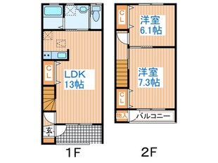 メゾンしらかしＭの物件間取画像